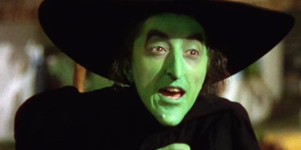 Wicked Witch of the West talking in The 'Wizard of Oz'