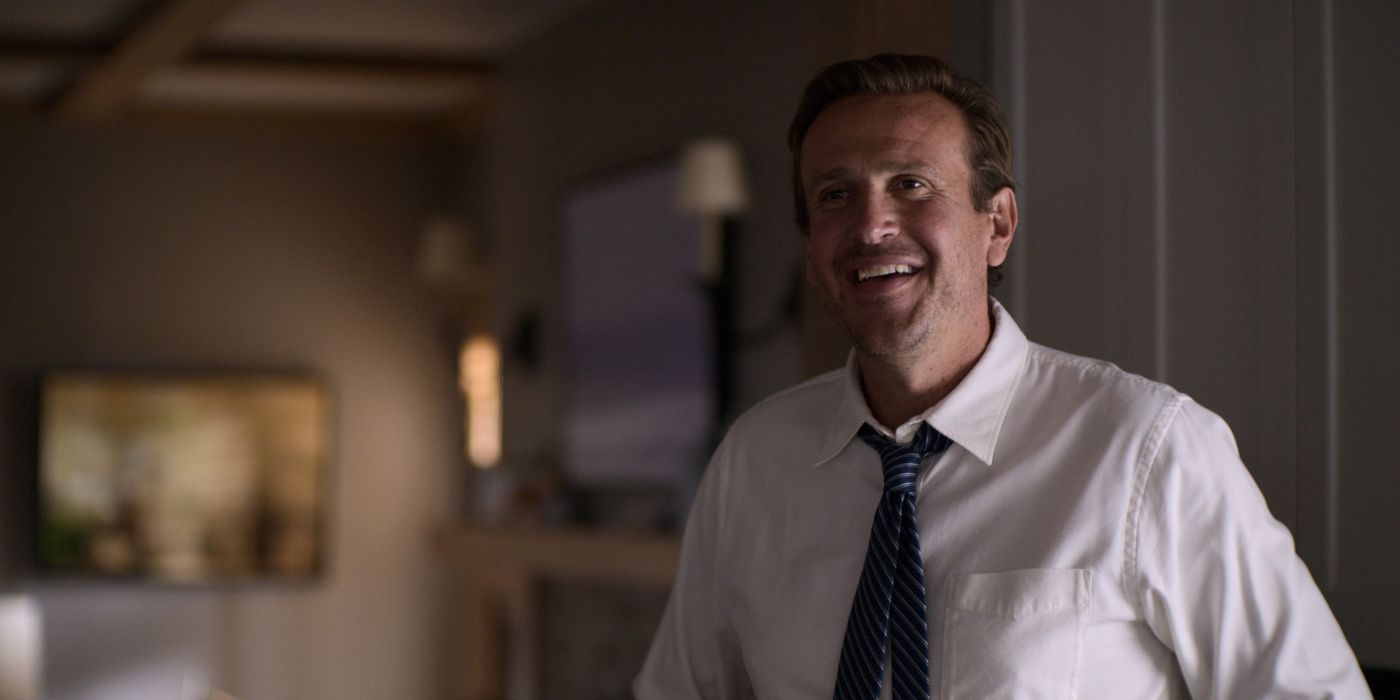 Jason Segel dans le rôle de Jimmy Laird dans Shrinking. 