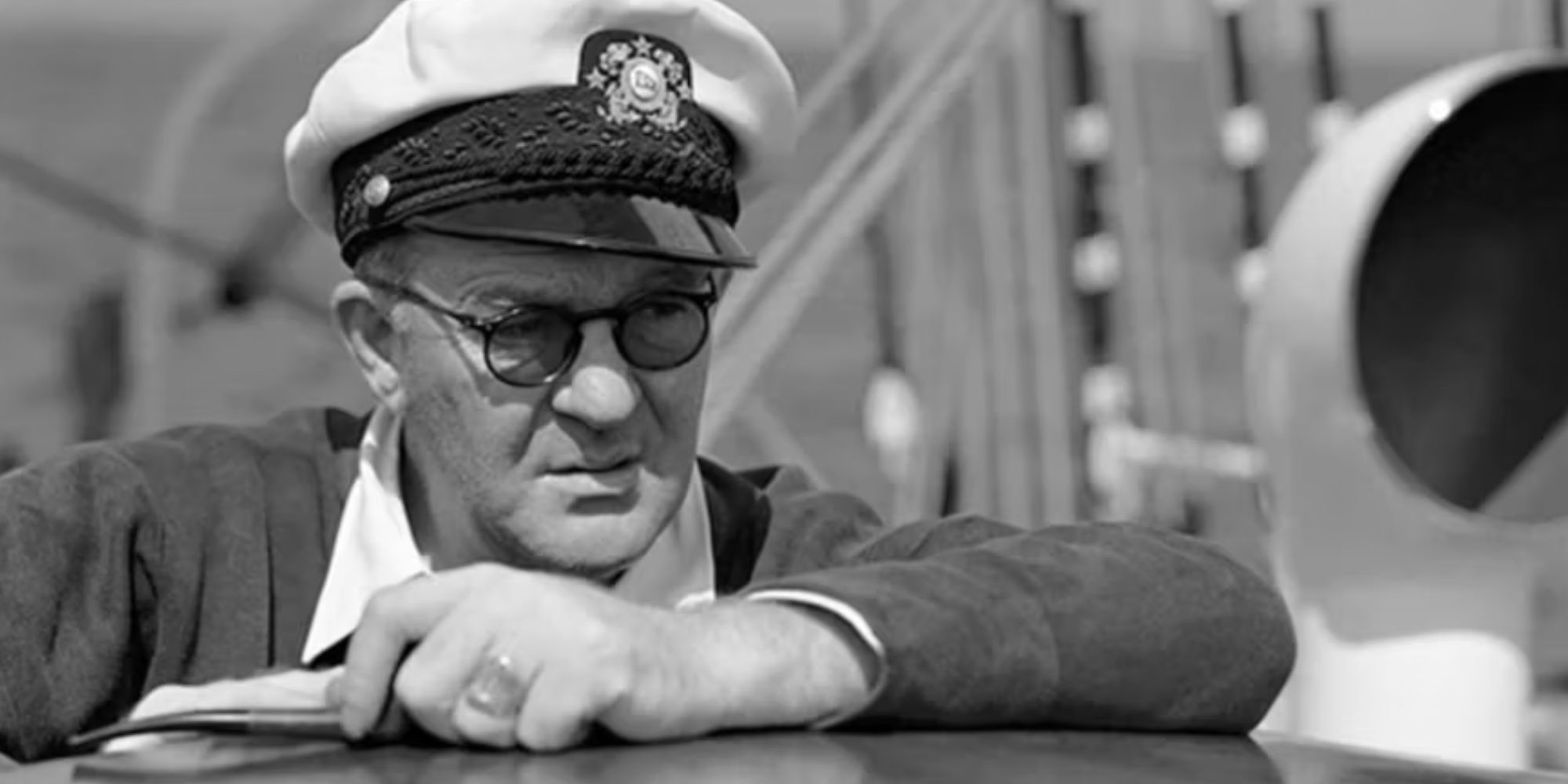 John Ford on board a ship on set via Summit Entertainment