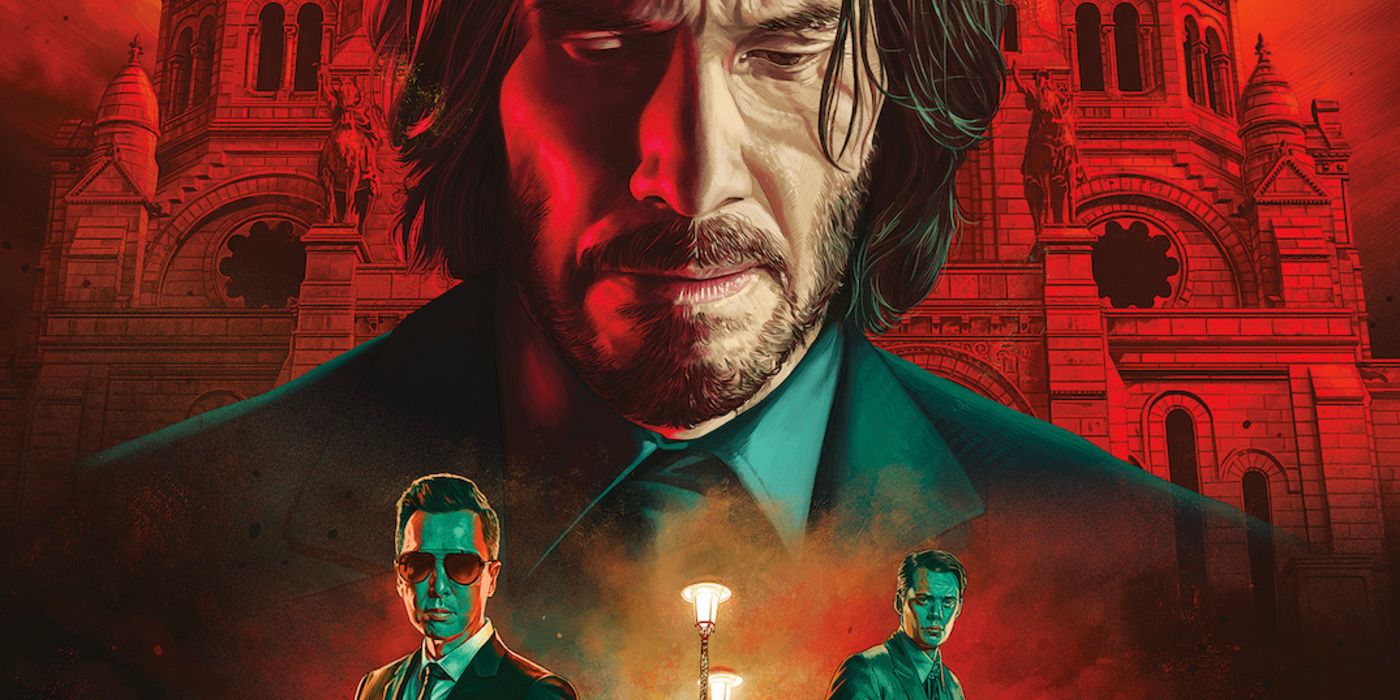 JOHN WICK: CHAPTER 4, advance poster, Keanu Reeves, 2023