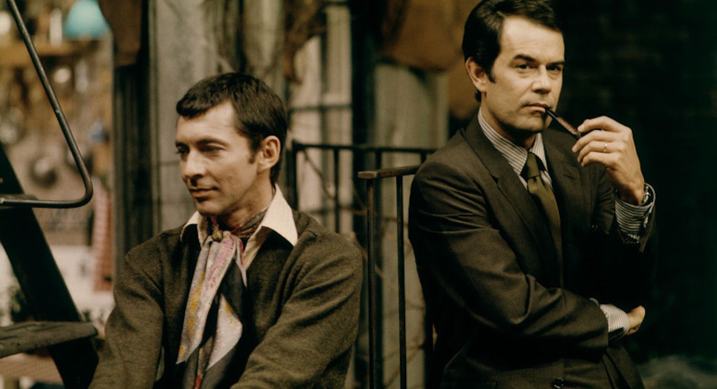 Kenneth Nelson and Laurence Luckinbill in The Boys in the Band 1970