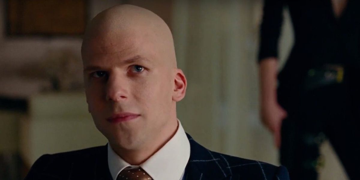 Lex Luthor looking confident in Justice League