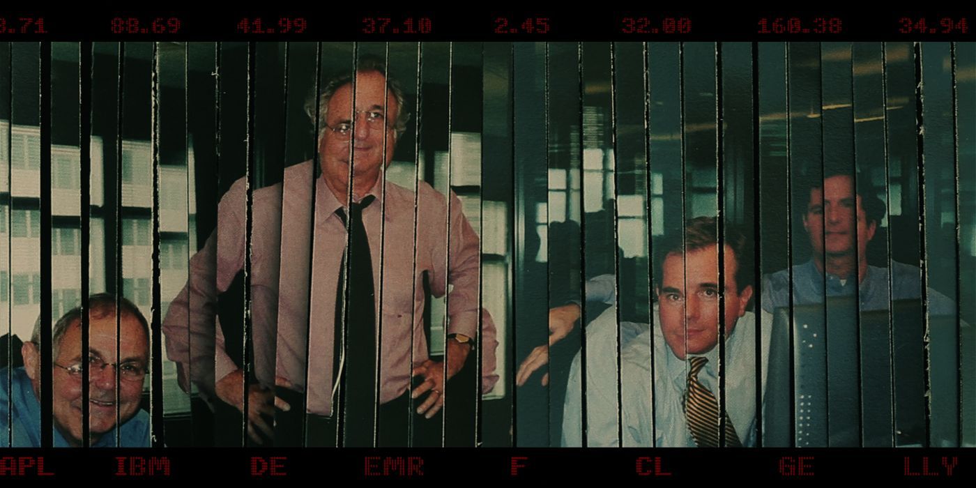 Photo strips of Bernie Madoff's team