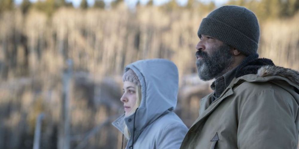 Hold the Dark: Jeffrey Wright and Riley Keough