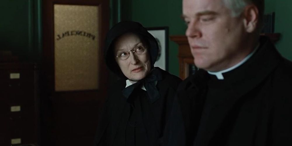 Meryl Streep and Philip Seymour Hoffman in Doubt, 2008