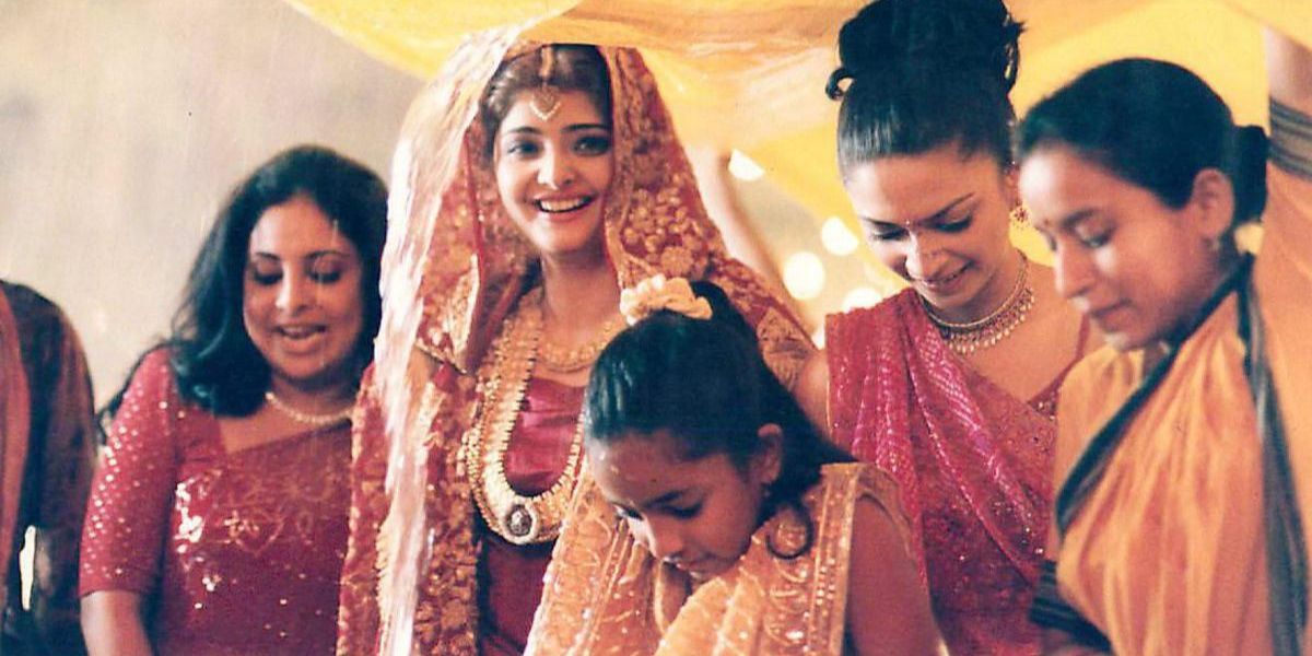 Une capture d'écran du film 'Monsoon Wedding' (2001)