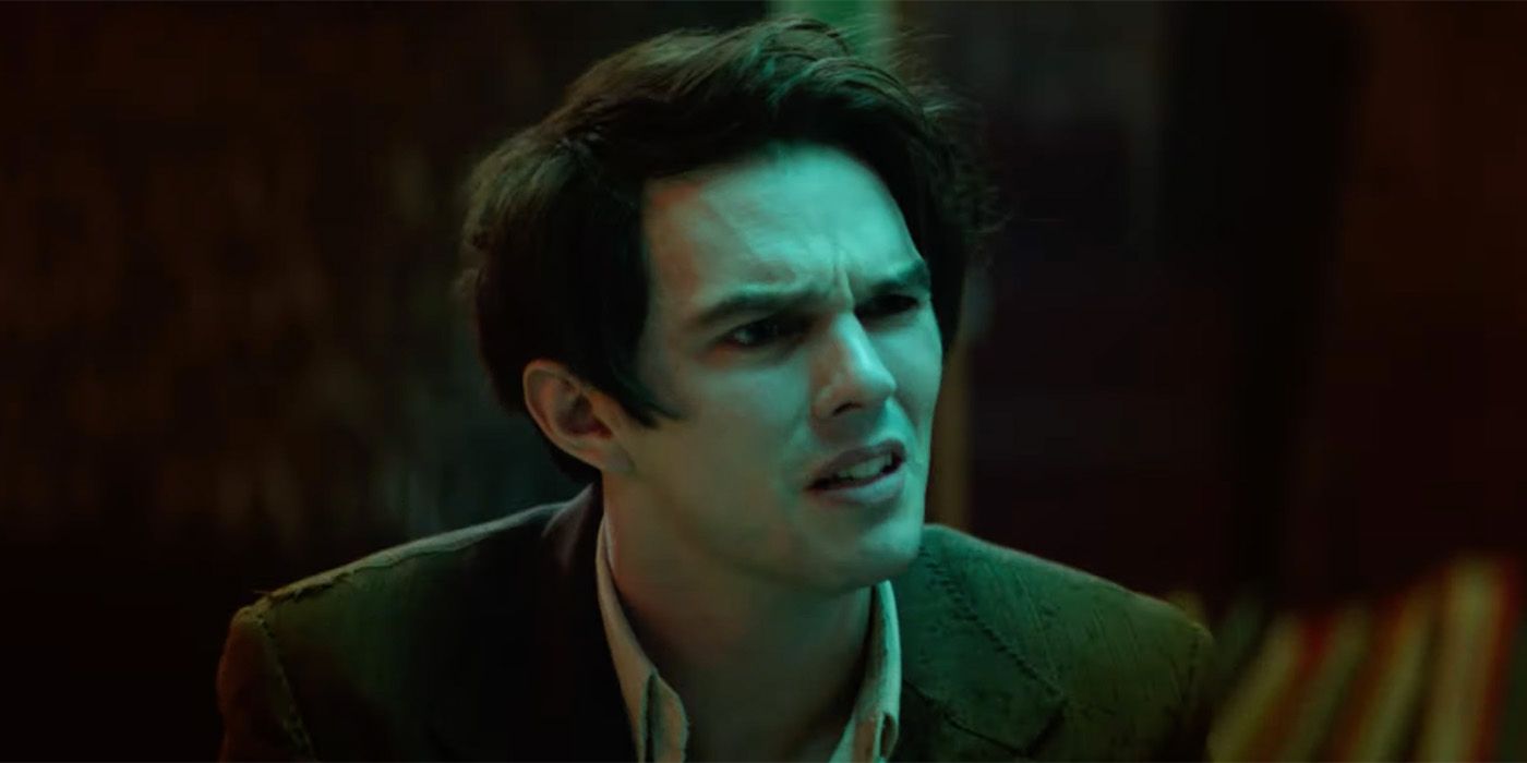 Renfield, played by Nicholas Hoult, looking confused in Renfield