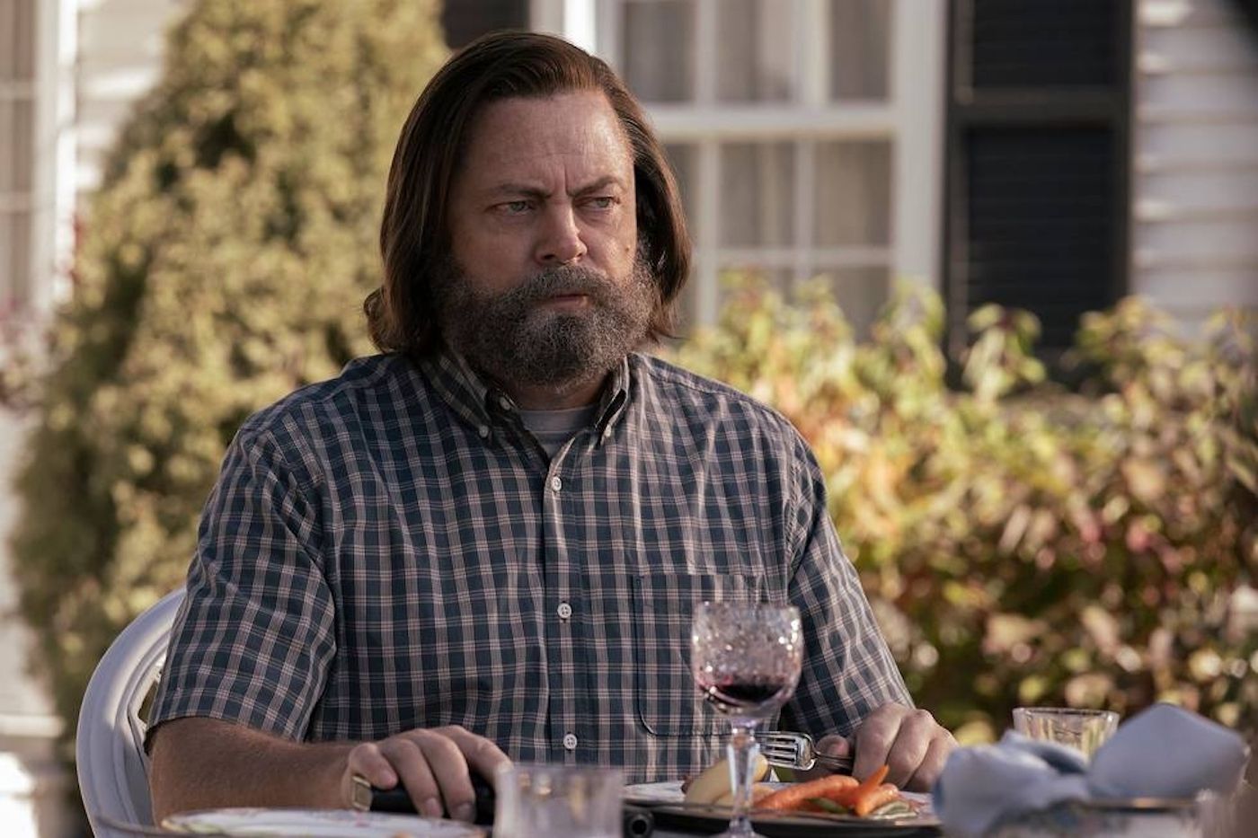 Nick Offerman révèle que sa femme l’a exhorté à accepter le rôle