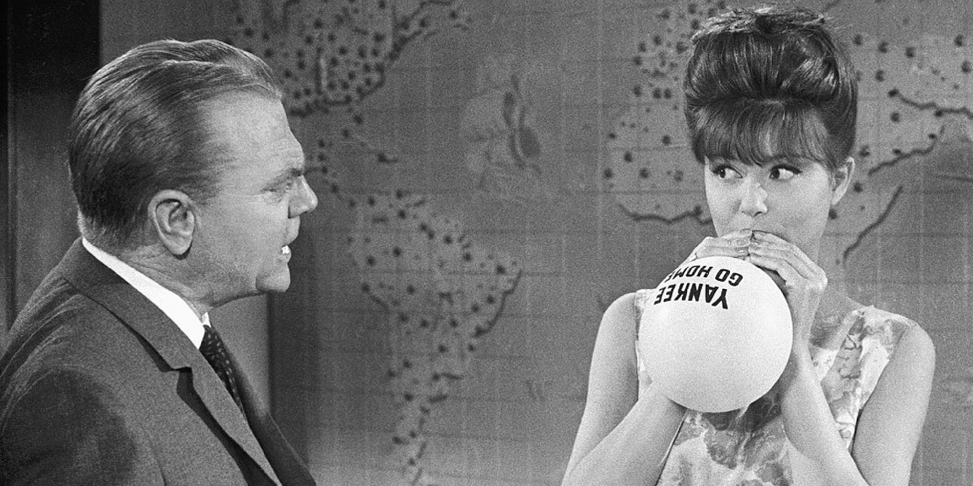 James Cagney and Pamela Tiffin in One, Two, Three - 1961
