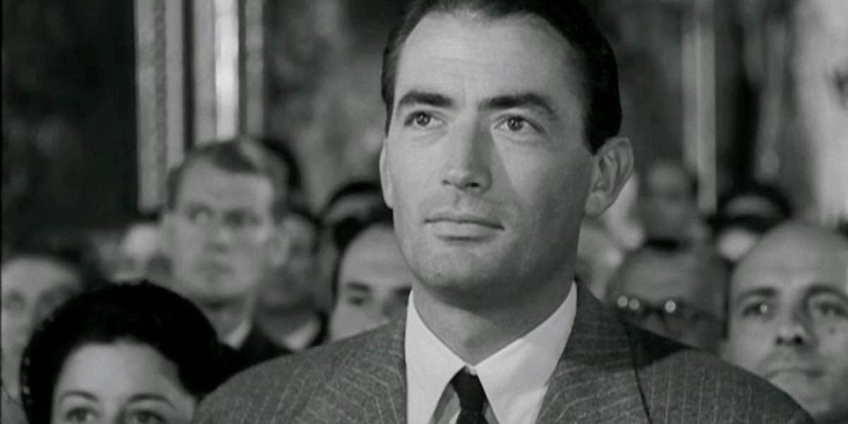 Gregory Peck as Bradley in Roman Holiday