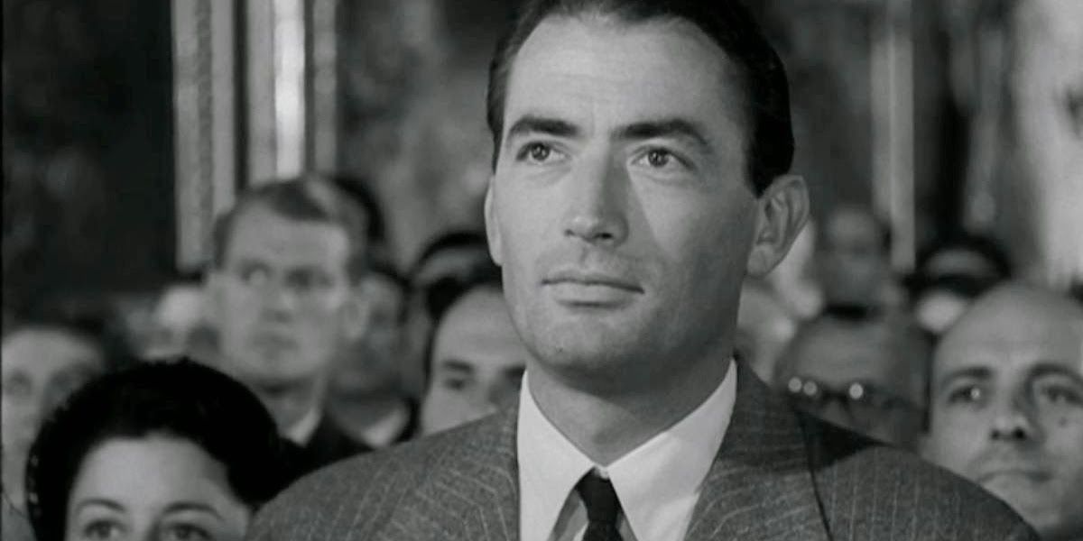 Gregory Peck en tant que Bradley dans Roman Holiday