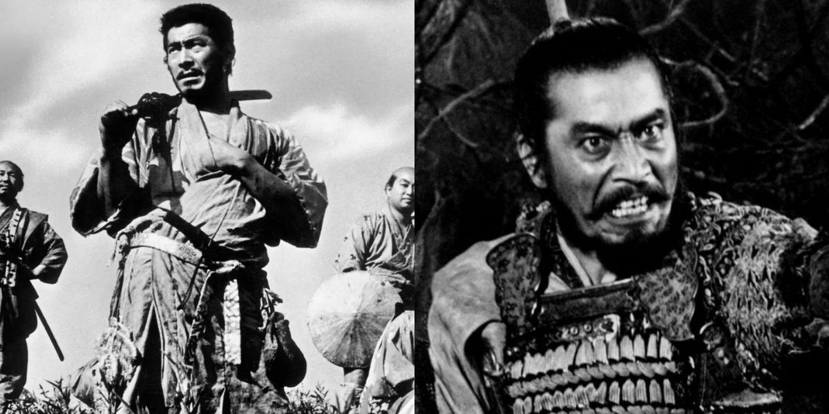 Seven Samurai side-by-side with Throne of Blood