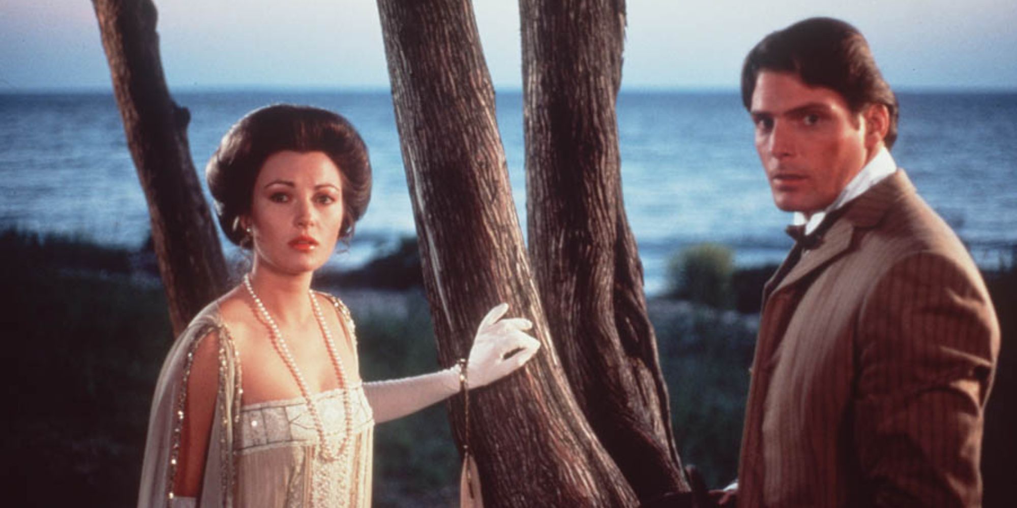 Jane Seymour and Christopher Reeve in Somewhere in Time