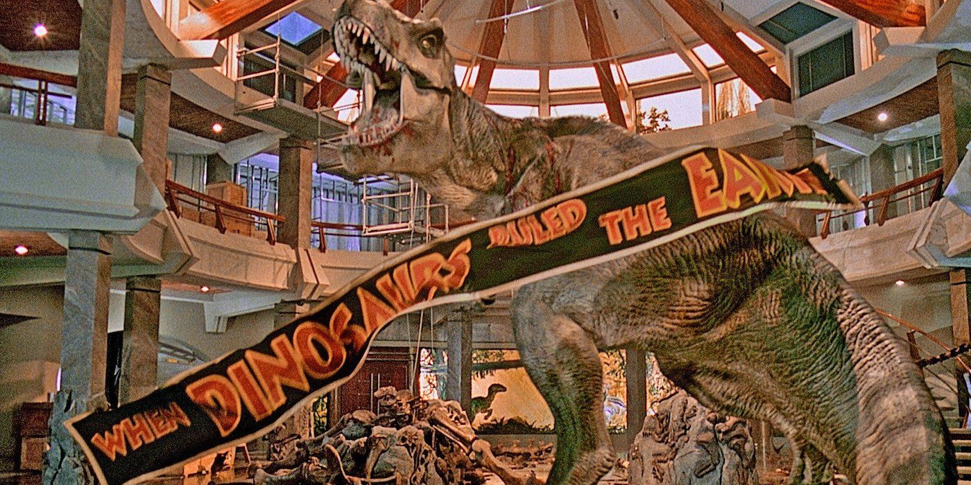 T-Rex in Jurassic Park