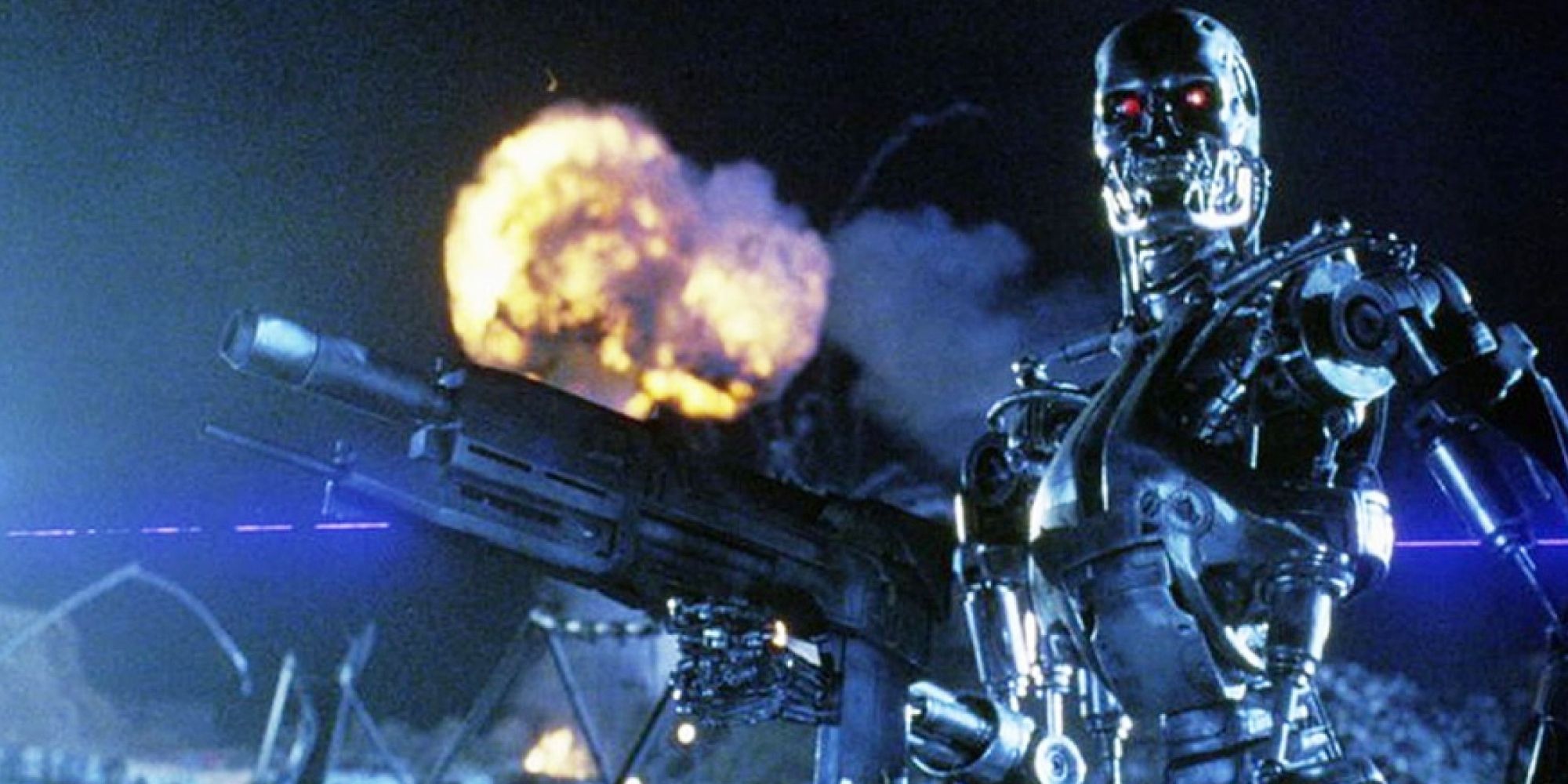 Future of Terminator 2 (2029) Scene - Judgment Day - 1991