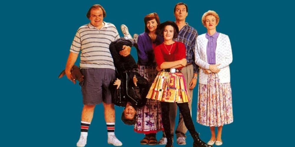 The cast of the show 'Maniac Mansion'