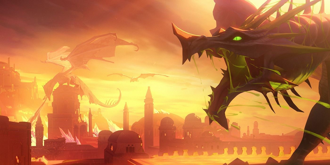 Um dragão da Chroma Collection em Legend of Vox Machina Season 2