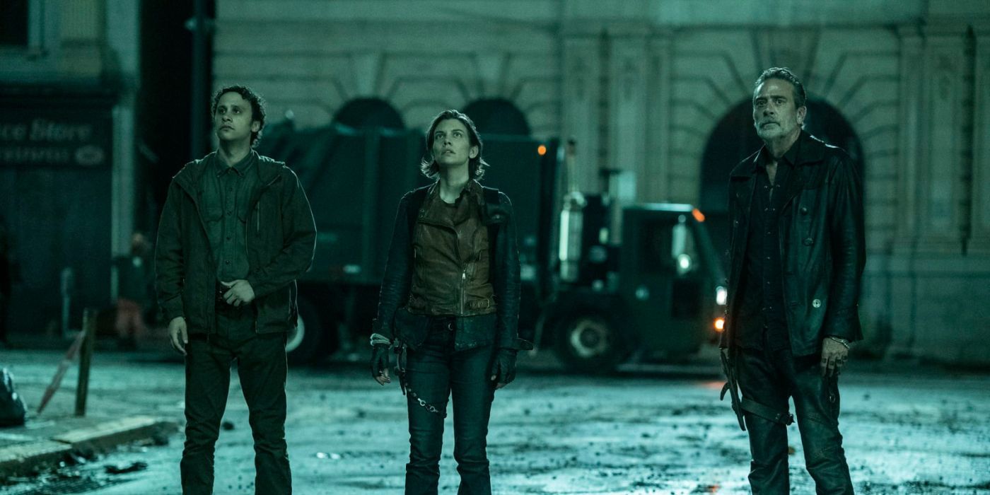 Jeffrey Dean Morgan e Lauren Cohan em The Walking Dead: Dead City