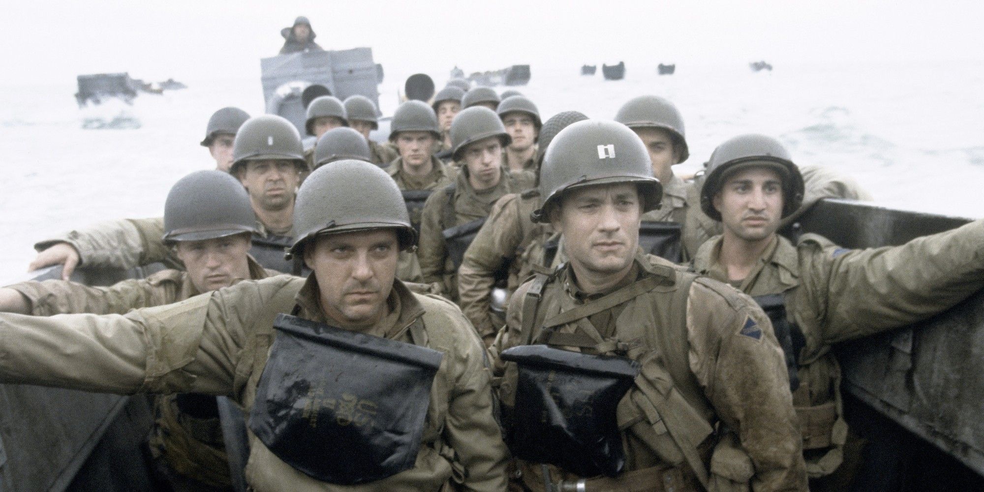 Tom Sizemore and Tom Hanks in 'Saving Private Ryan'