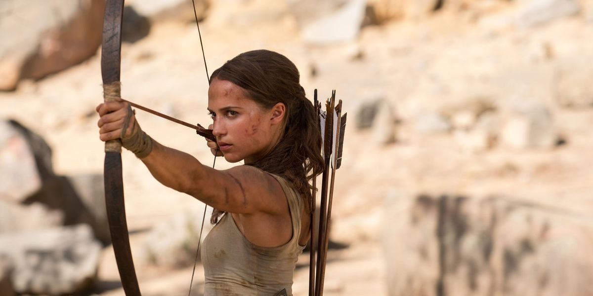 Alicia Vikander as Lara Croft in 'Tomb Raider' (2018)