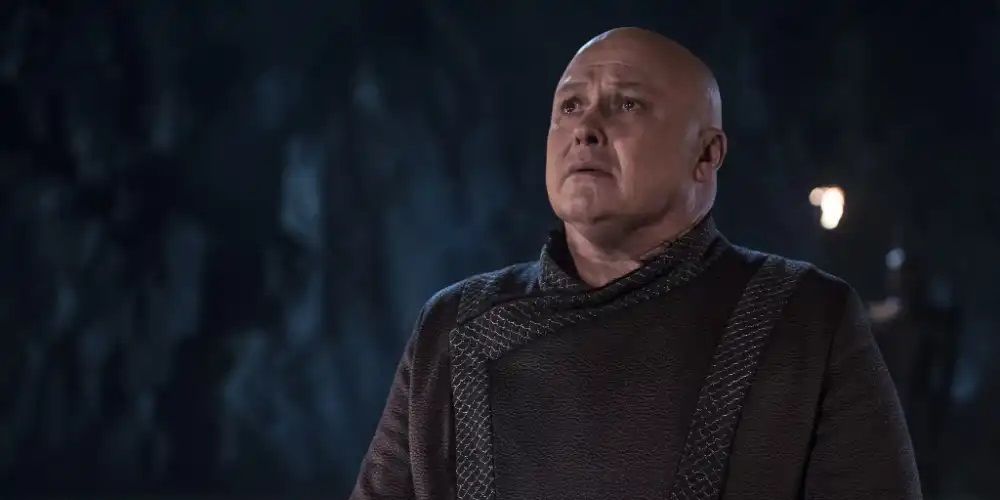 Varys as he is about to die