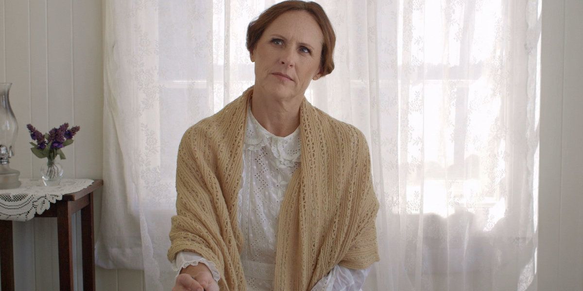 Molly Shannon as Emily Dickinson in Wild Nights with Emily