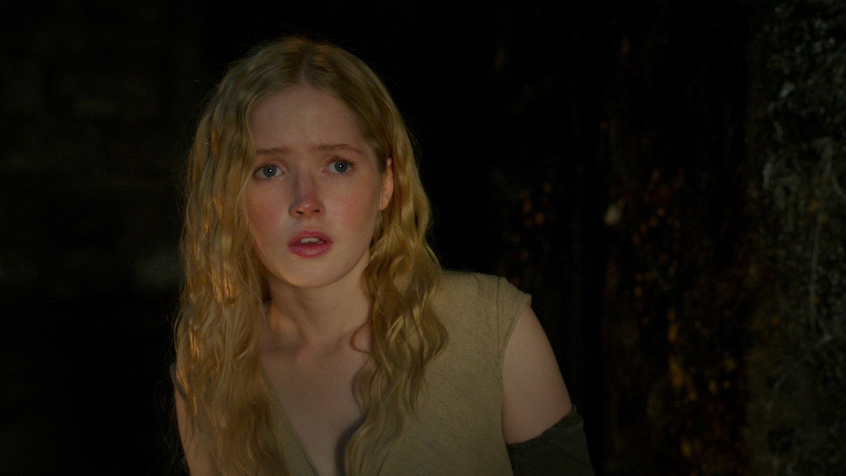 Ellie Bamber as Elora in Season 1 of Willow. 