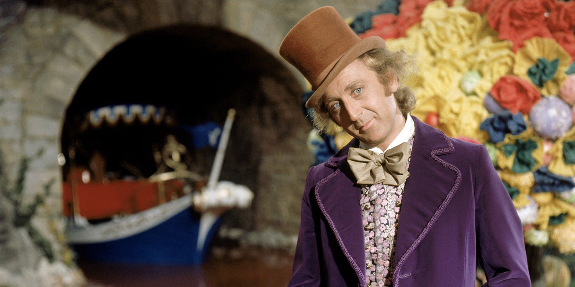 Gene Wilder dans le rôle de Willy Wonka dans 'Willy Wonka et la Chocolaterie' (1971) 