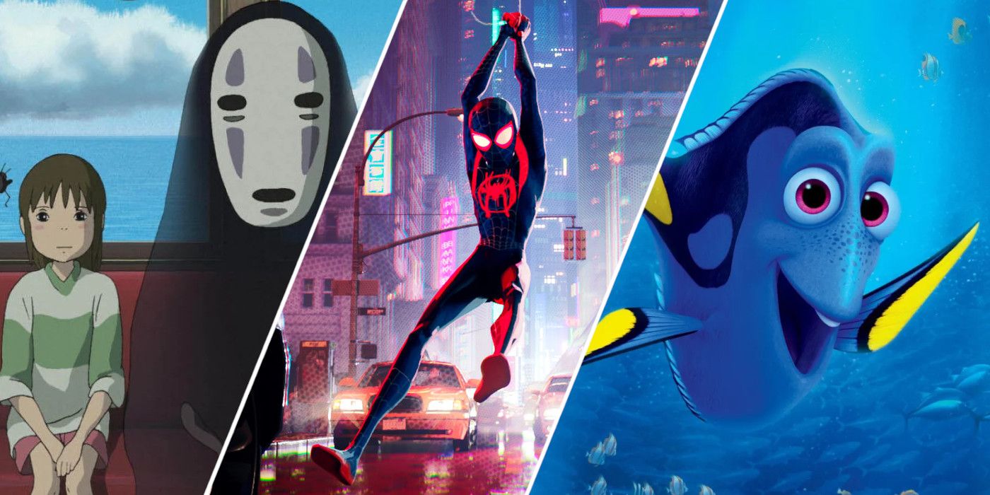 Spirited Away, Spider-Man: Into the Spider-Verse, and Finding Nemo