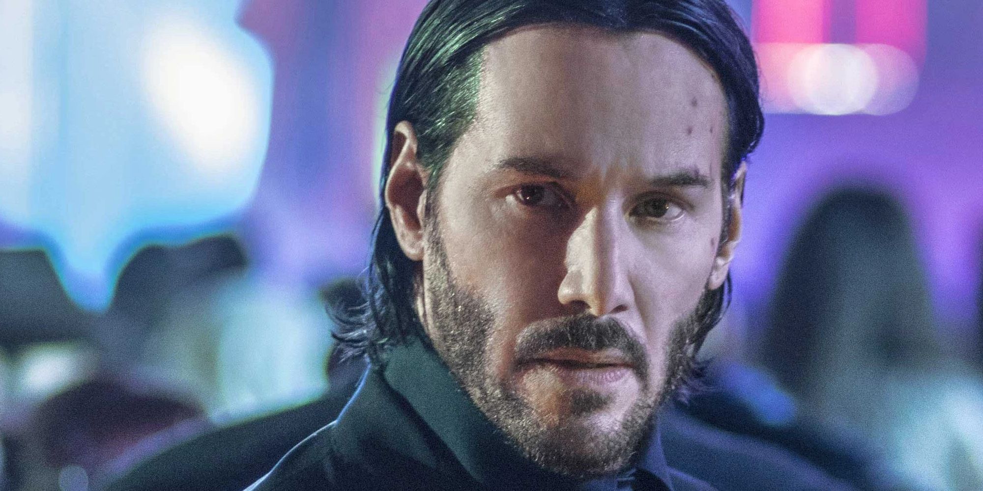 A worried Keanu Reeves in 'John Wick'