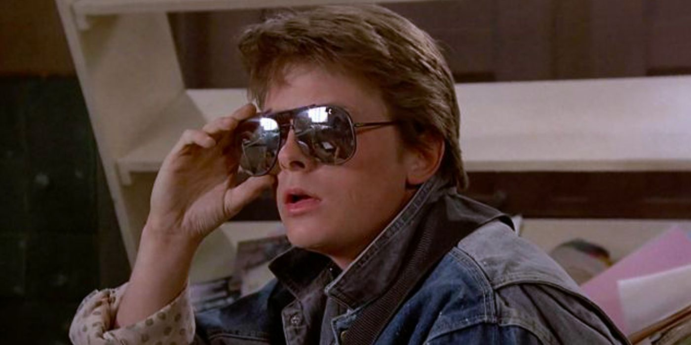 Michael J. Fox as Marty McFly in Back to the Future