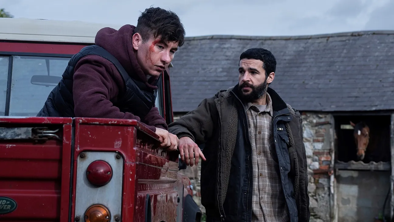 Barry Keoghan and Christopher Abbott in Bring Them Down