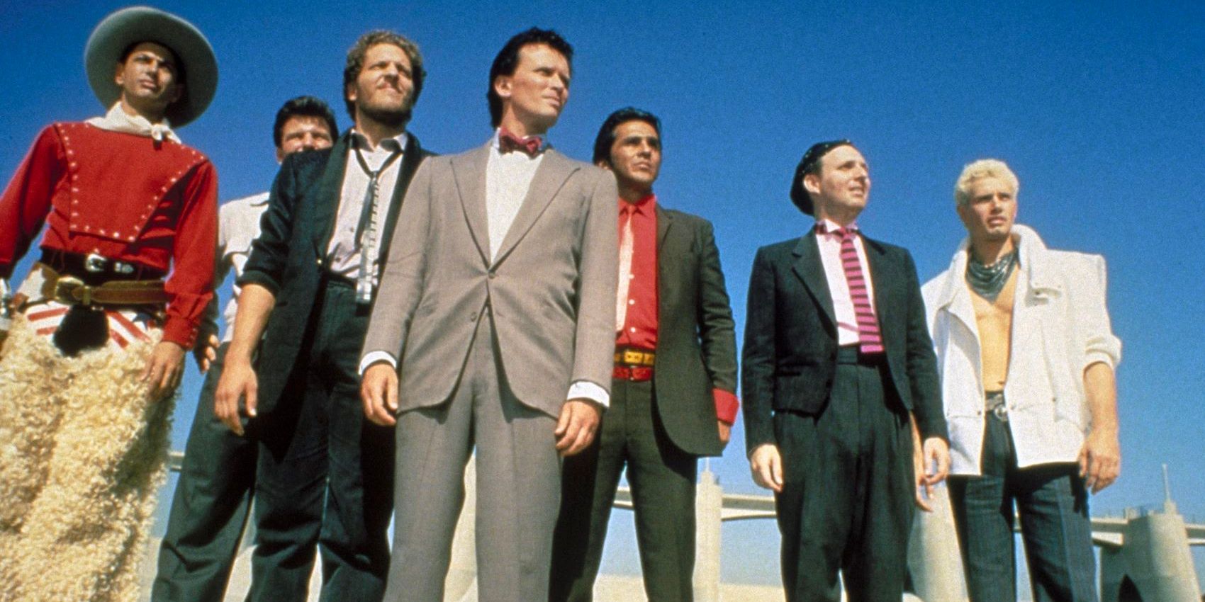 Buckaroo Banzai and his crime-fighting crew.