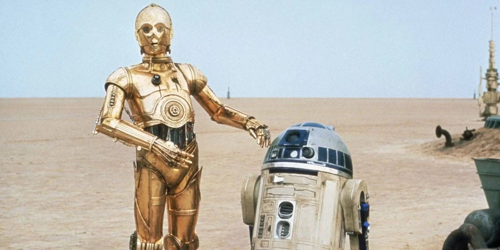 C3PO & R2D2 on Tatooine 