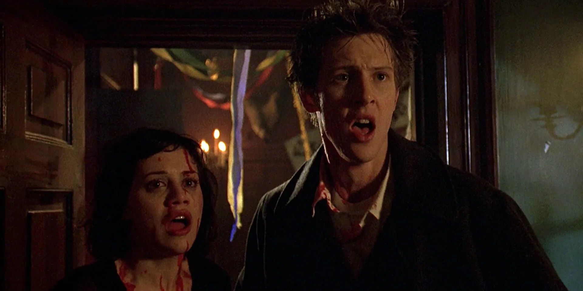 Brittany Murphy and Gabriel Mann in Cherry Falls