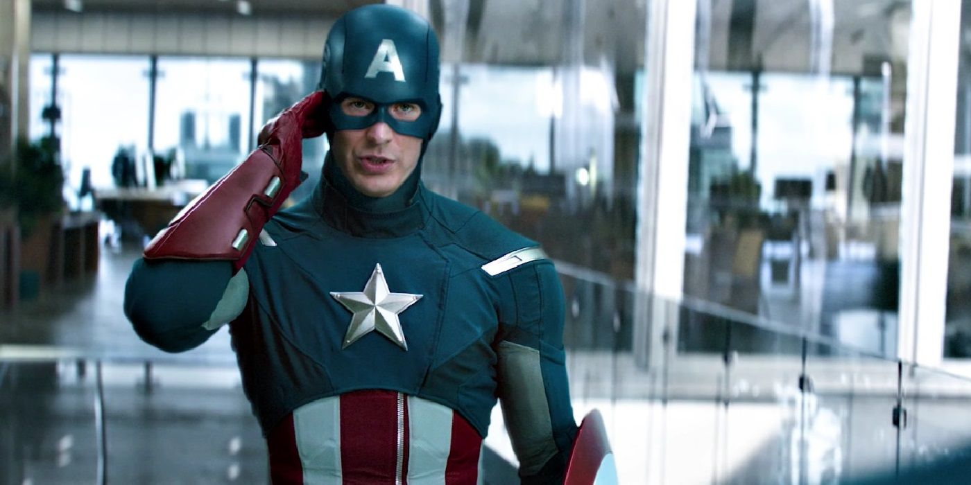 Chris Evans sebagai Captain America di Avengers: Endgame