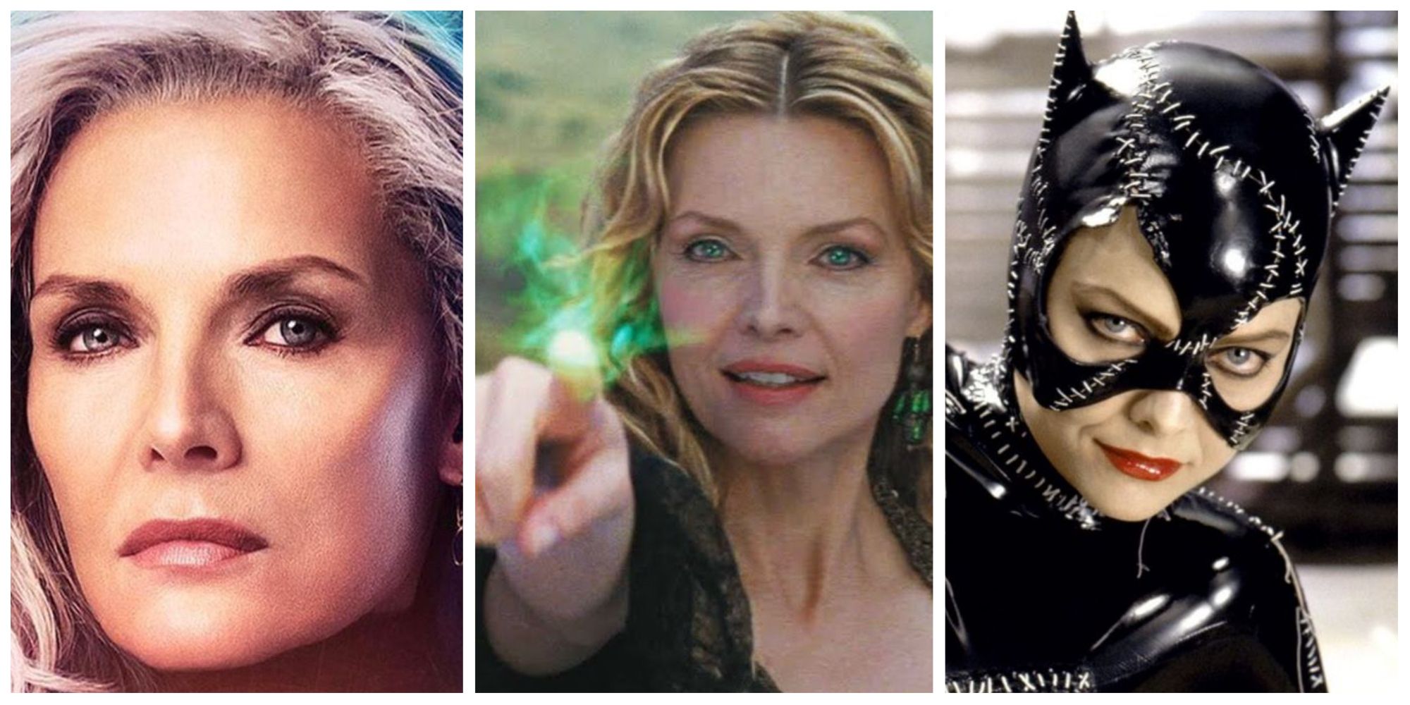 Michelle Pfeiffer as The Wasp, A Witch and Catwoman