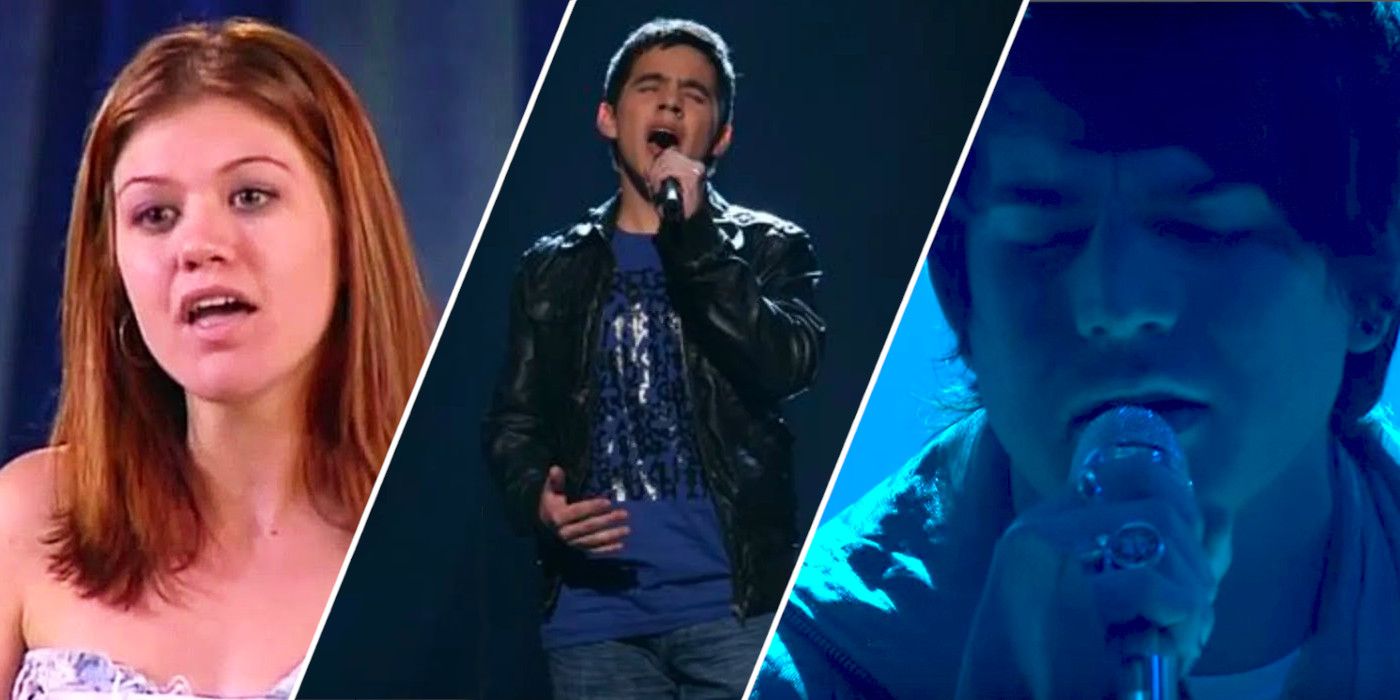Contestants performing on American Idol