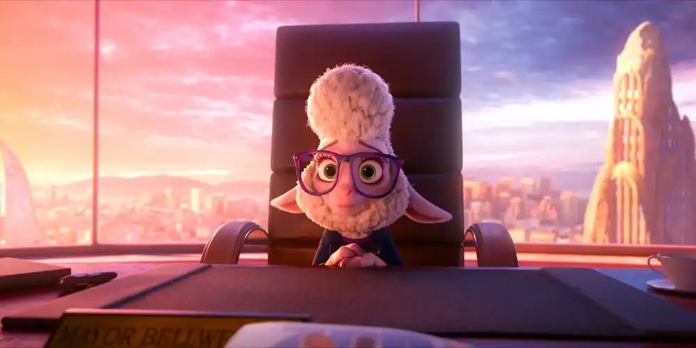 Dawn Bellwether after becoming mayor of Zootopia