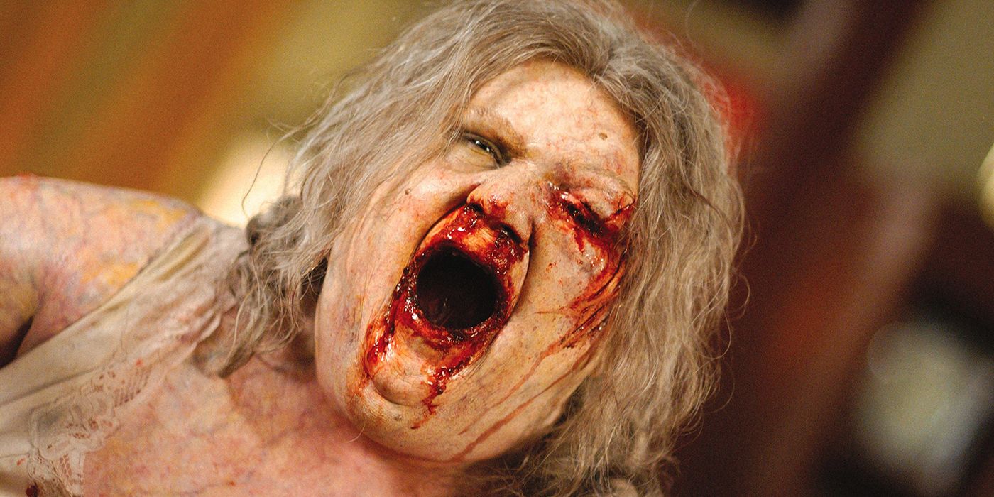 A zombie from Dawn of the Dead 2004