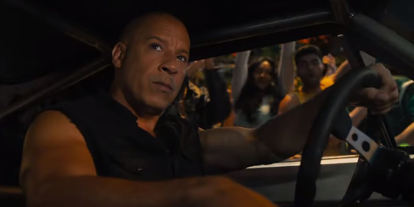 Vin Diesel in the Fast X trailer. 