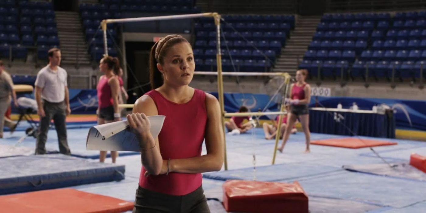 Ellen Wroe as a gymnast in Final Destination 5