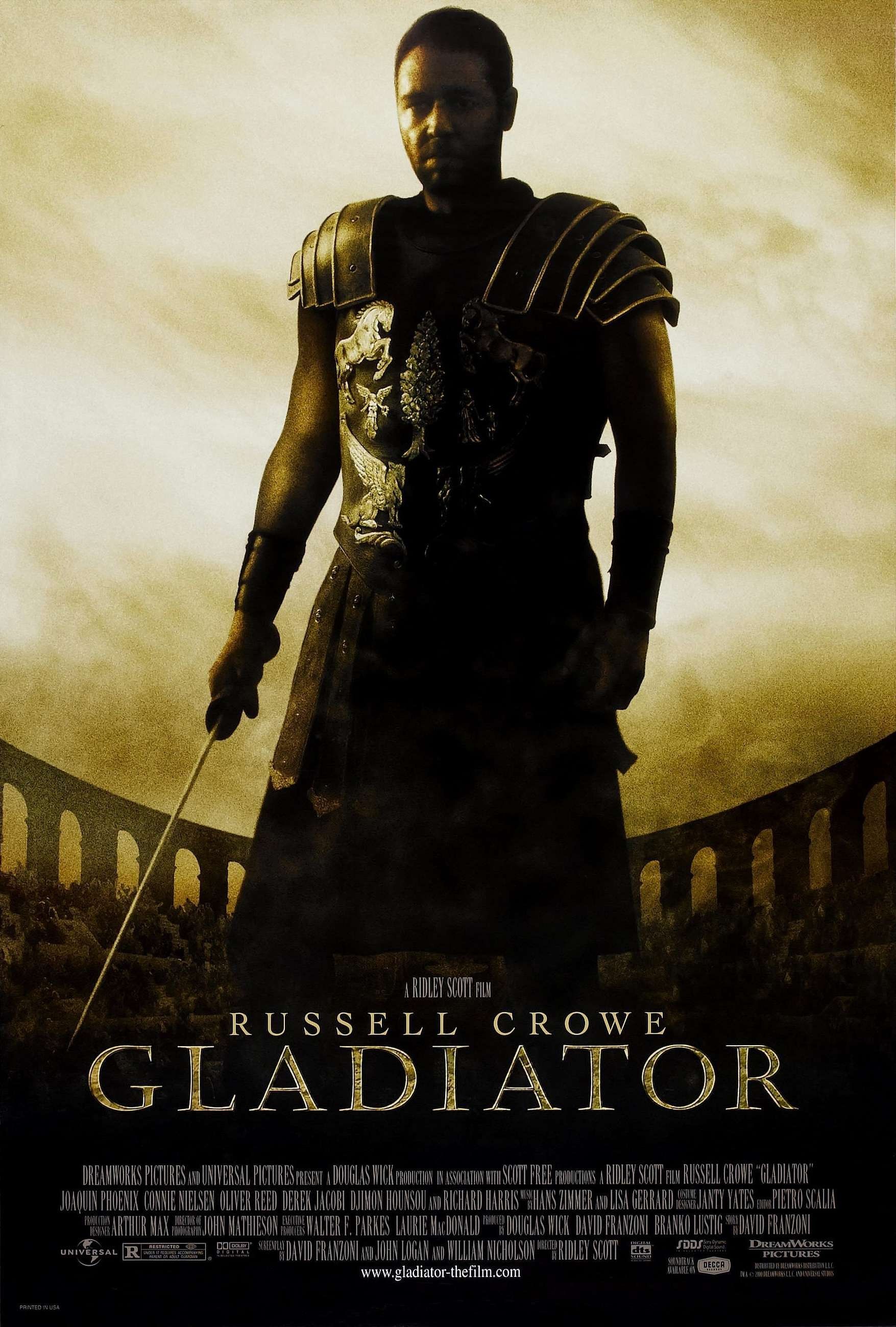 cartel de la película gladiador