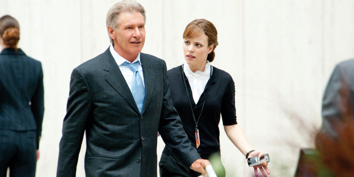 Harrison Ford and Rachel McAdams in Morning Glory