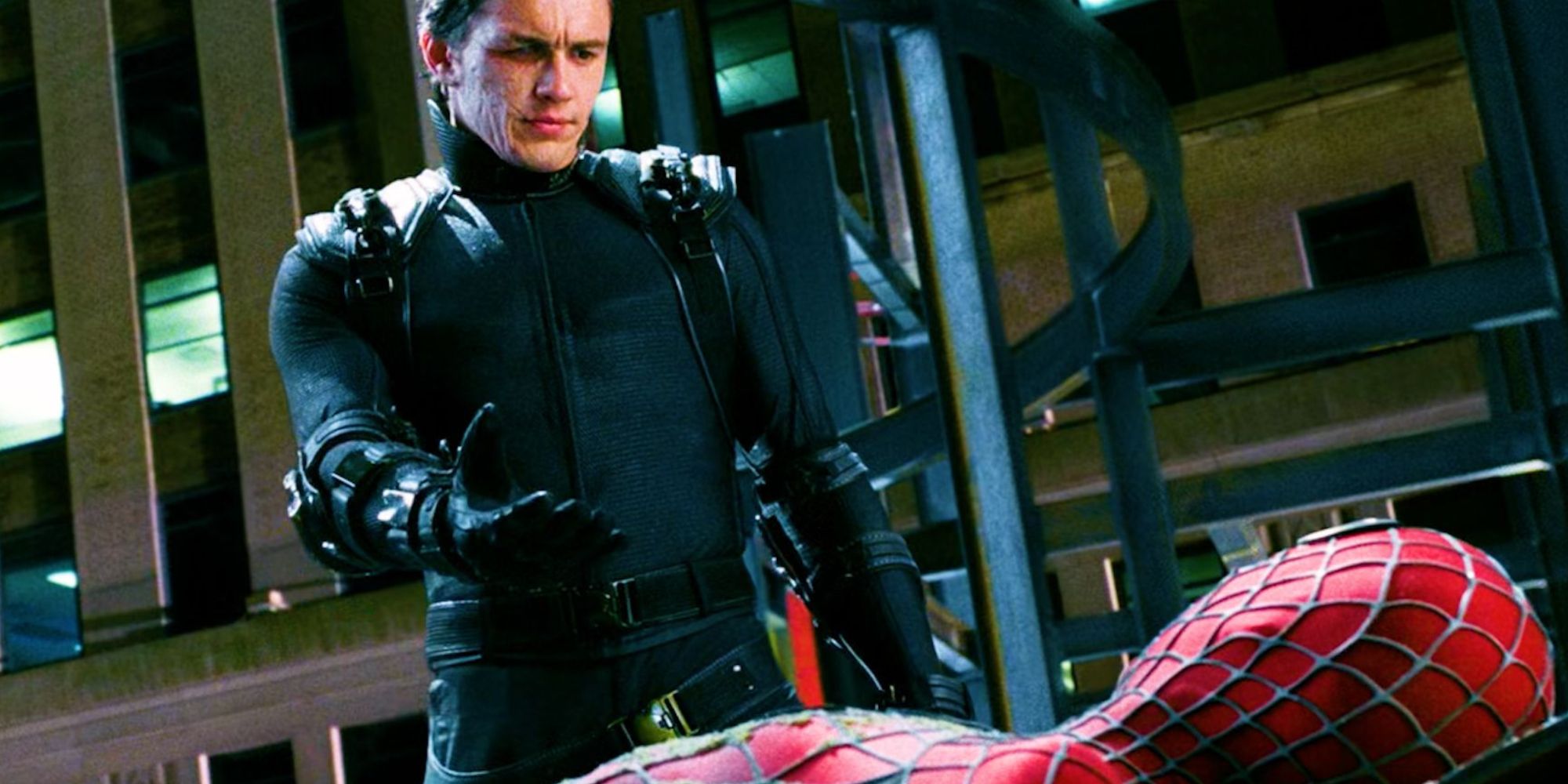 James Franco en Harry Osborn/Gobelin vert dans Spider-Man 3