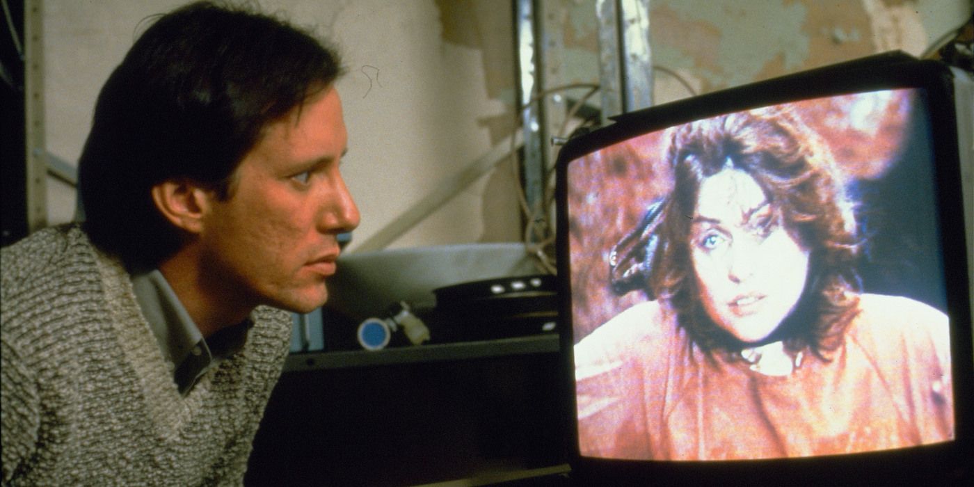 James Woods regarde Debbie Harry à la télé dans Vidéodrome