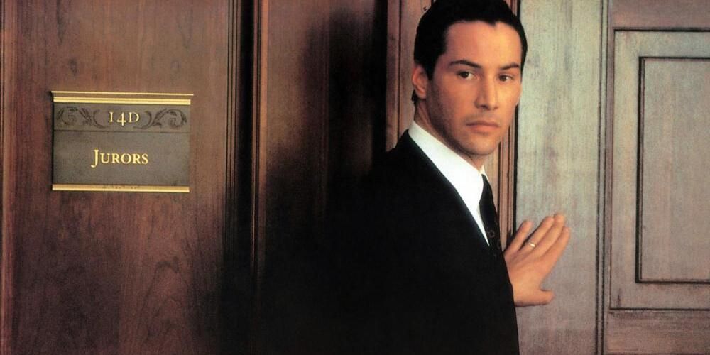 Keanu Reeves still appearing as the character Kevin Lomax in The Devil's Advocate