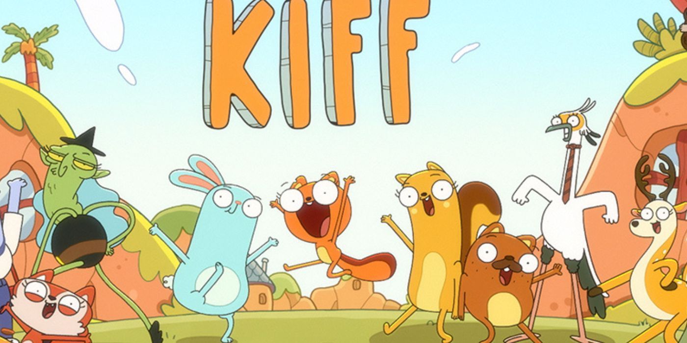 Kiff, Barry, Martin, and their friends in a promo for Kiff