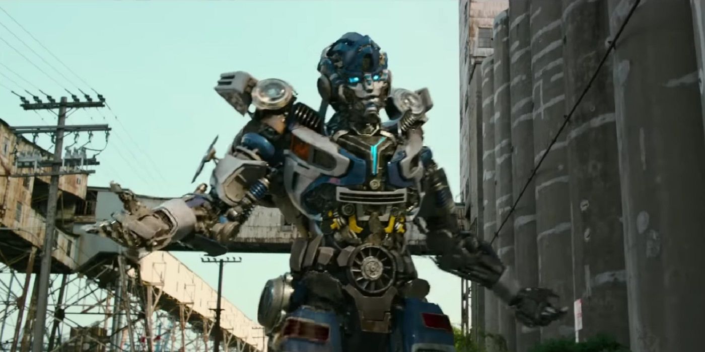 Mirage on the street in transformers rise of the beasts
