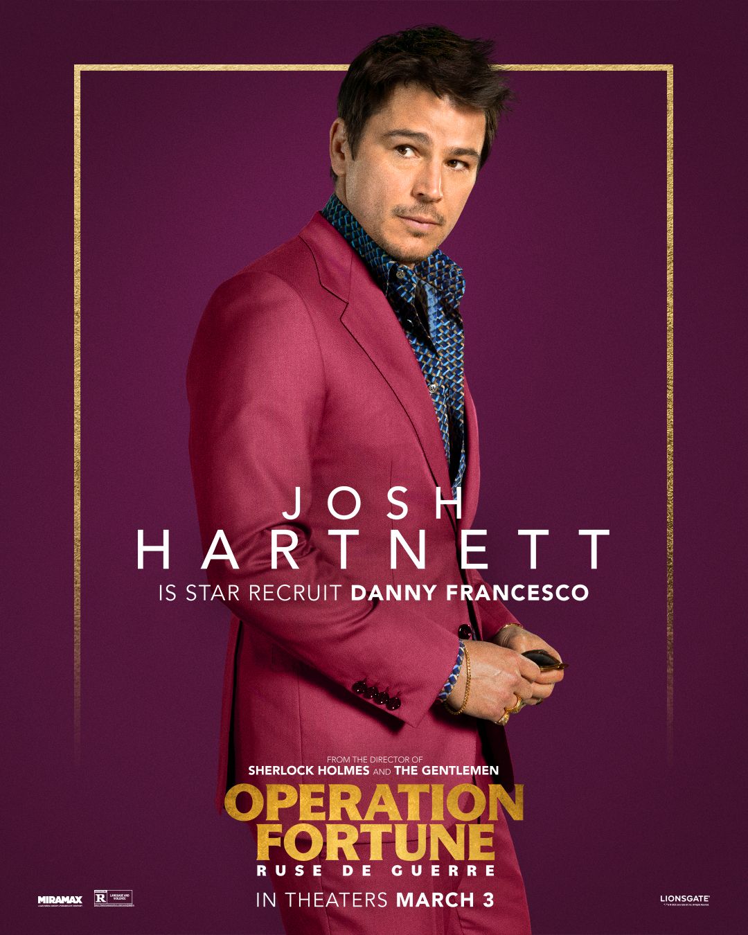 Josh Hartnett : Danny Francesco dans Opération Fortune